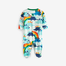 Load image into Gallery viewer, 2 Pack Baby Sleepsuits (0-18mths)