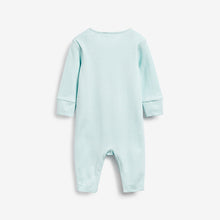 Load image into Gallery viewer, Blue Character 4 Pack Sleepsuits (0-18mths)