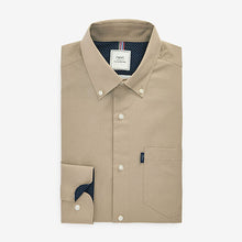 Load image into Gallery viewer, Brown Stone Slim Fit Single Cuff Easy Iron Button Down Oxford Shirt