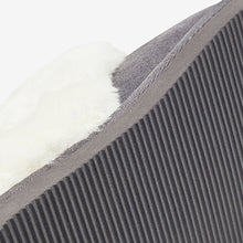 Load image into Gallery viewer, Grey Suede Mule Slippers