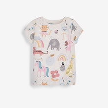Load image into Gallery viewer, Blue/Orange Unicorn Charactar 3 Pack Short Pyjamas (9mths-8yrs)