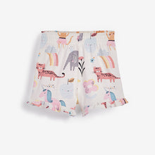 Load image into Gallery viewer, Blue/Orange Unicorn Charactar 3 Pack Short Pyjamas (9mths-8yrs)