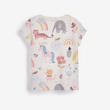 Load image into Gallery viewer, Blue/Orange Unicorn Charactar 3 Pack Short Pyjamas (9mths-8yrs)