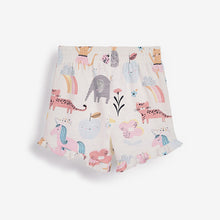 Load image into Gallery viewer, Blue/Orange Unicorn Charactar 3 Pack Short Pyjamas (9mths-8yrs)