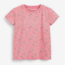 Load image into Gallery viewer, Pink/Cream Short Pyjamas 3 Pack (3-12yrs)