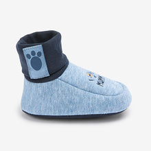 Load image into Gallery viewer, Navy Blue Baby 2 Pack Cotton Rich Booties (0-18mths)