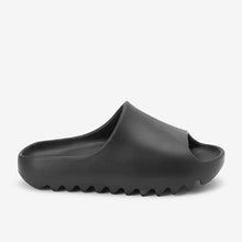 Load image into Gallery viewer, Black Chunky Sliders (Older Girls)