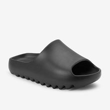 Load image into Gallery viewer, Black Chunky Sliders (Older Girls)