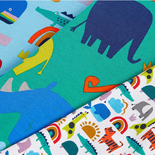 Load image into Gallery viewer, Bright 3 Pack Embroidered Baby Sleepsuits (0mths-18mths)