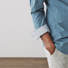 Load image into Gallery viewer, White/Blue 2 Pack Long Sleeve Shirts