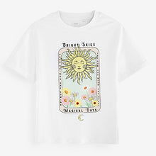 Load image into Gallery viewer, Ecru White Oversized Sun Floral Legging Set (3-12yrs)