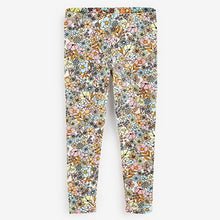 Load image into Gallery viewer, Ecru White Oversized Sun Floral Legging Set (3-12yrs)