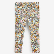 Load image into Gallery viewer, Ecru White Oversized Sun Floral Legging Set (3-12yrs)