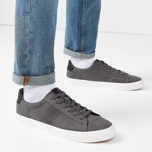 Load image into Gallery viewer, Grey Perforated Side Trainers