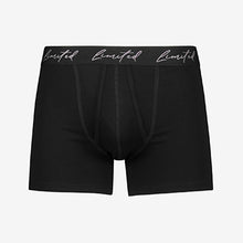 Load image into Gallery viewer, Black Limited Waistband A-Front Boxers 4 Pack