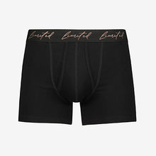 Load image into Gallery viewer, Black Limited Waistband A-Front Boxers 4 Pack