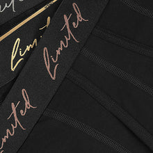 Load image into Gallery viewer, Black Limited Waistband A-Front Boxers 4 Pack