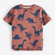 Load image into Gallery viewer, Blue/Orange/Green Dino 3 Pack Short Pyjamas (9mths-10yrs)