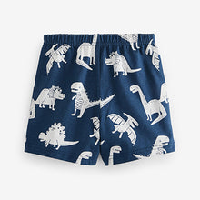 Load image into Gallery viewer, Blue/Orange/Green Dino 3 Pack Short Pyjamas (9mths-10yrs)