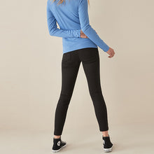 Load image into Gallery viewer, Black Zip Detail Skinny Trousers