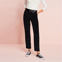 Load image into Gallery viewer, Cord Mom Black Jeans