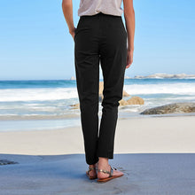 Load image into Gallery viewer, Black Chino Trousers