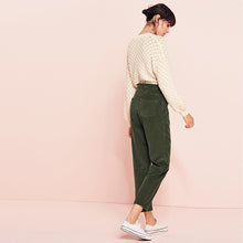 Load image into Gallery viewer, Cord Mom Olive Green Jeans