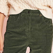 Load image into Gallery viewer, Cord Mom Olive Green Jeans