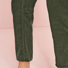 Load image into Gallery viewer, Cord Mom Olive Green Jeans