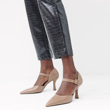 Load image into Gallery viewer, Camel Forever Comfort® Point Toe Mary Jane Court Shoes