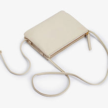 Load image into Gallery viewer, Bone Cream Leather Cross-Body Handbag