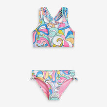 Load image into Gallery viewer, Multi Bright Macrame Bikini (3-12yrs)