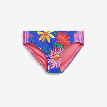 Load image into Gallery viewer, Cobalt Blue Floral Bikini (3-12yrs)