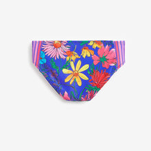 Load image into Gallery viewer, Cobalt Blue Floral Bikini (3-12yrs)