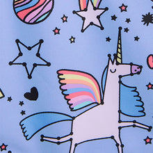 Load image into Gallery viewer, Unicorn Blue Swimsuit (3mths-5yrs)