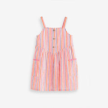 Load image into Gallery viewer, Pink Stripe Cotton Sundress (3mths-6yrs)