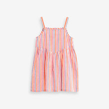 Load image into Gallery viewer, Pink Stripe Cotton Sundress (3mths-6yrs)