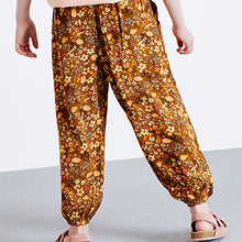 Load image into Gallery viewer, Rust Orange Printed Viscose Trousers (3-12yrs)
