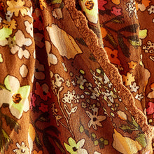 Load image into Gallery viewer, Rust Orange Printed Viscose Trousers (3-12yrs)