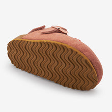 Load image into Gallery viewer, Pink Leather Crochet Character Clog Shoes (Younger Girls)