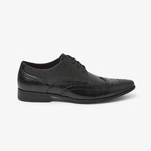 Load image into Gallery viewer, Black Brogue Shoes