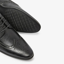 Load image into Gallery viewer, Black Brogue Shoes