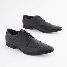 Load image into Gallery viewer, Black Brogue Shoes