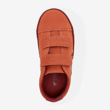 Load image into Gallery viewer, Rust Brown Strap Touch Fastening Shoes ( Younger Boys)