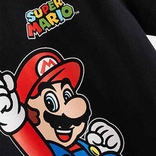 Load image into Gallery viewer, Black Mario Gaming License T-Shirt (3-12yrs)