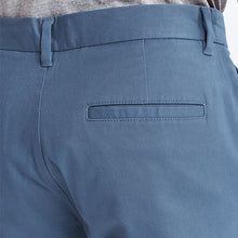Load image into Gallery viewer, Bright Blue Slim Fit Stretch Chino Trousers