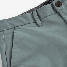 Load image into Gallery viewer, Light Sage Green Slim Fit Stretch Chino Trousers