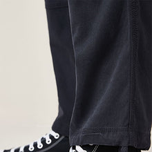Load image into Gallery viewer, Navy Blue Slim Fit Authentic Stretch Cotton Blend Cargo Trousers