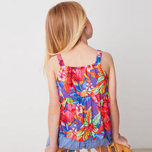 Load image into Gallery viewer, Tropical Tie Front Blouse (3-12yrs)