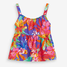 Load image into Gallery viewer, Tropical Tie Front Blouse (3-12yrs)